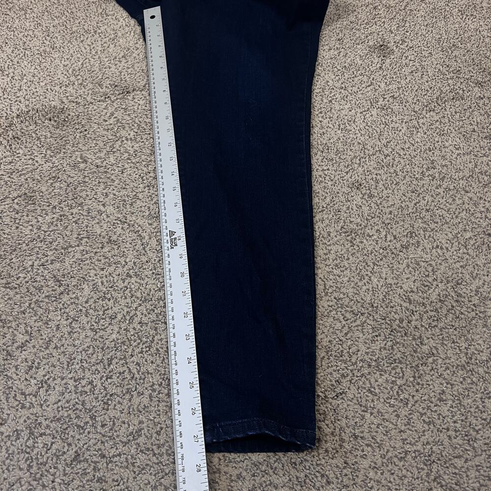 J.Jill Womens 16 Coastal Minimalist Staple Classic Stretchy Dark Denim Leggings - Picture 12 of 13